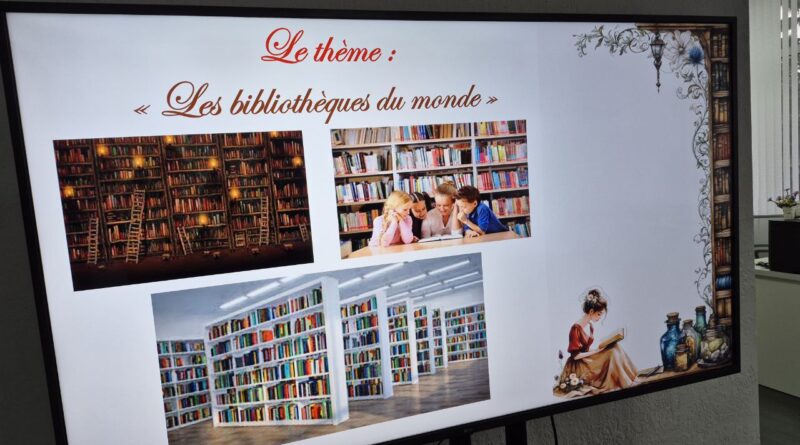 Lecție demonstrativă la limba franceză – „Les bibliothèques du monde”
